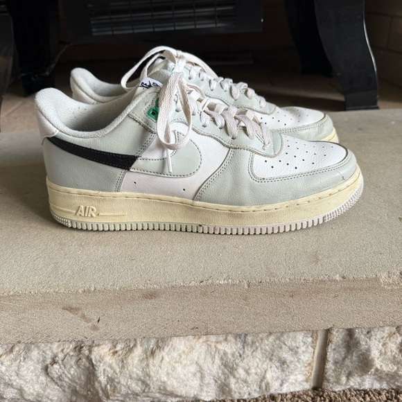Nike Air Force 1 '07 LV8 Low Split Light Silver White Black DZ2522-001 sz 10 - Picture 3 of 10